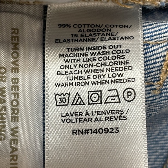 NWOT Loft The Girlfriend Mid Rise Jeans in Original Mid Indigo Wash Denim 26/2 - Picture 14 of 16